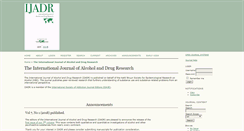 Desktop Screenshot of ijadr.org